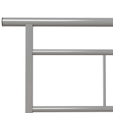 Bed Frame without Mattress Grey Metal 90x200cm 324822
