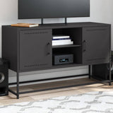 TV Cabinet Black 100.5x39x60.5 cm Steel 846512