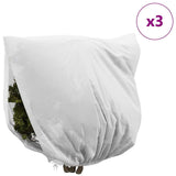 Frost Protection Plant Fleece Covers 3 pcs White 2.5 x 3.14 m 42021059