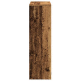 Room Divider Bookcase 3-Tier Old Wood 99x29x99 cm Engineered Wood 857965