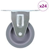 24 pcs Fixed Casters 75 mm 277829
