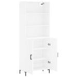 Highboard White 69.5x34x180 cm Engineered Wood 3189253