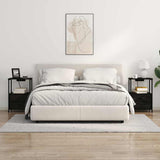 Bedside Cabinet 2 pcs Black Oak 40 x 31 x 60 cm Engineered Wood 859441