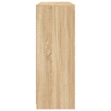 Sideboards with LED Lights 3 pcs Sonoma Oak Engineered Wood 3209109