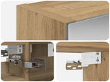Bathroom Mirror Cabinet Artisian Oak 30 x 10.5 x 50 cm 889014