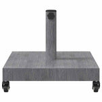 Outdoor Umbrella Base Dark grey wood look 45 x 45 x 31.5 cm 42010006