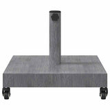 Outdoor Umbrella Base Dark grey wood look 45 x 45 x 31.5 cm 42010006