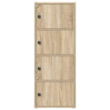 Bookcase Sonoma Oak 40x24x102 cm Engineered Wood 860375