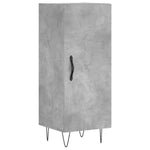 Highboard Concrete Grey 34.5x34x180 cm Engineered Wood 3198821