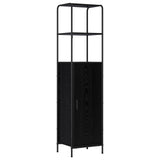 Highboard Black Oak 40 x 33 x 161 cm Engineered Wood 8013866