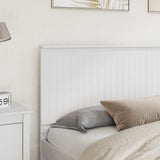 Headboard with Headboard White 180 cm Engineered wood 887725