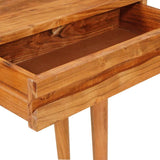 Console Table Brown 110 x 30 x 80 cm Solid Acacia Wood 42003318