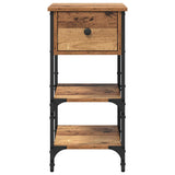 Bedside Cabinet 2 pcs Brown 33.5 x 36 x 70 cm Engineered Wood 871237