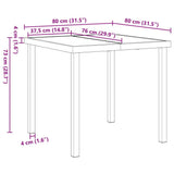Garden Dining Set 5 pcs Light Grey Poly Rattan 3380789