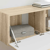 TV Wall Cabinet 2 pcs Sonoma 98 x 31 x 29.5 cm Engineered Wood 892234