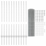 Fence and Post Silver 1 x 25 m Steel 3336204