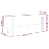 Garden Raised Bed White 101x30x38 cm Solid Wood Pine 825185
