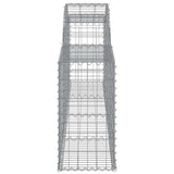 Arched Gabion Baskets 13 pcs 300x30x60/80 cm Galvanised Iron 3146496