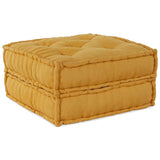 Modular Sofa 2 pcs Yellow 140 x 70 x 36 cm Fabric 3315085