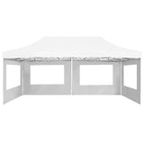 Professional Folding Party Tent with Walls Aluminium 6x3 m White 45510