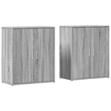 Sideboards 2 pcs Grey Sonoma 60x31x70 cm Engineered Wood 3276544