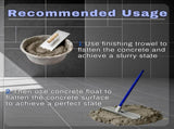 488 Concrete Bull Float with Trowel, Aluminium Alloy Concrete Finishing Tool, Adjustable 28627498