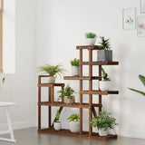 Flower Stand 110x25x111 cm Solid Wood Fir 362867