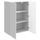 Wall-Mounted Cabinet High Gloss White 66 x 34.5 x 90 cm 898739
