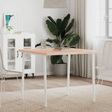 Table Top 80x80x2,5 cm Square Solid Wood Beech 355958