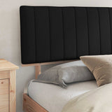 Bed Frame with Upholstered Headboard Black 180 x 200 cm 3398101