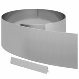 Lawn Edging 450 x 25 cm Galvanised Steel Silver 868036