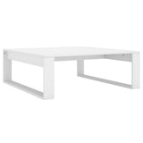 Coffee Table White 100x100x35 cm Engineered Wood 808630