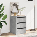 Corner Chest of Drawers Concrete Grey 40x41x58 cm Engineered Wood 852837
