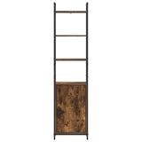Book Cabinet Smoked Oak 40 x 24 x 161 cm Engineered Wood 883852