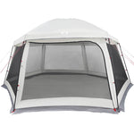 ZNTS Pool Tent with Removable Fly & Mesh Walls Grey 512x458 cm 4100627