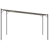 Gazebo Beige 4x4 m 180 g/m Fabric and Steel 362466