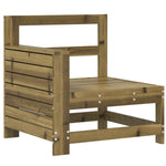 ZNTS 10 Piece Garden Sofa Set Impregnated Wood Pine 3250643