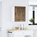 ZNTS Kitchen Wall Cabinet Lucca Smoked Oak Engineered Wood 853807