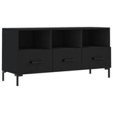 TV Cabinet Black 102x36x50 cm Engineered Wood 829037