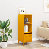 Highboard Mustard Yellow 35x39x103.5 cm Steel 851379