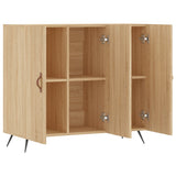 Sideboard Sonoma Oak 90x34x80 cm Engineered Wood 828079