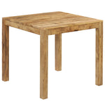 ZNTS Dining Table Solid Mango Wood 82x80x76 cm 246704