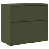 Storage Cabinet Olive Green 80 x 40 x 70 cm Steel 891680