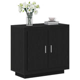 Sideboard Black Oak 80 x 40 x 75 cm Engineered Wood 862749