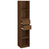 Book Cabinet Brown Oak 36x30x171 cm Engineered Wood 815536