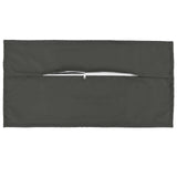 Cushion Cover 12 pcs HOUTEN Anthracite 40 x 80 cm Polyester 918273