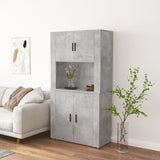 Highboard Concrete Grey Engineered Wood 3185355