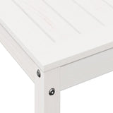 Potting Table with Shelf White 108x50x75 cm Solid Wood Pine 832403