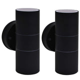 Outdoor Wall Lights 2 pcs Stainless Steel Up/Downwards 42421