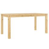 ZNTS Dining Table Panama 160x80x75 cm Solid Wood Pine 4005705